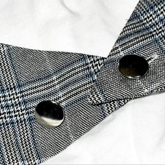 Vintage Daytrip Y2K Plaid Waistcoat - Picture 9 of 11